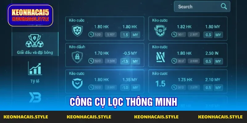 tim kiem nhanh nho bo loc nhieu yeu to