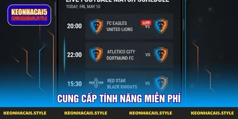 cung cap tinh nang mien phi