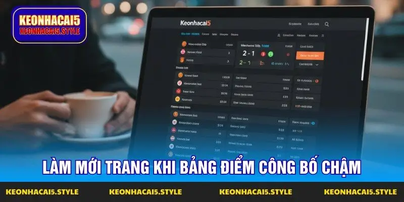 lam moi trang khi bang diem cong bo cham